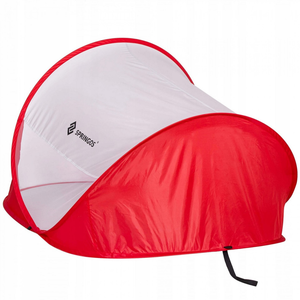 Пляжный тент Pop Up Springos PT012, 120 x 200 см, Red/White