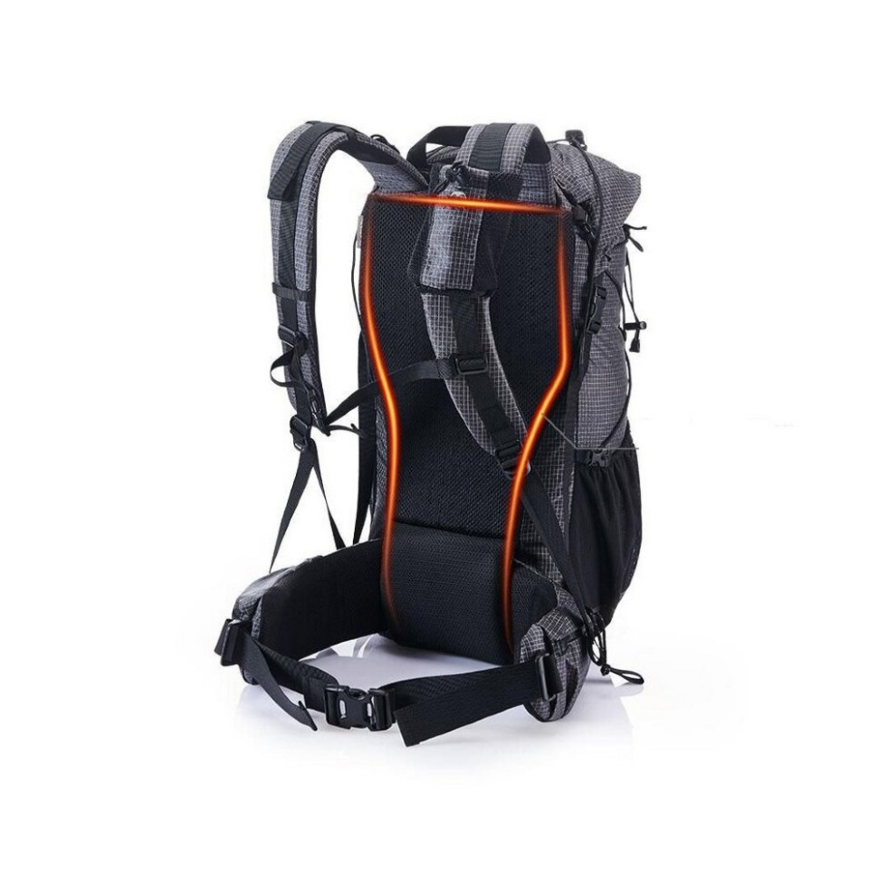 Рюкзак туристичний Rock NH19BP095 Naturehike 6927595746370, 60+5 л, чорний