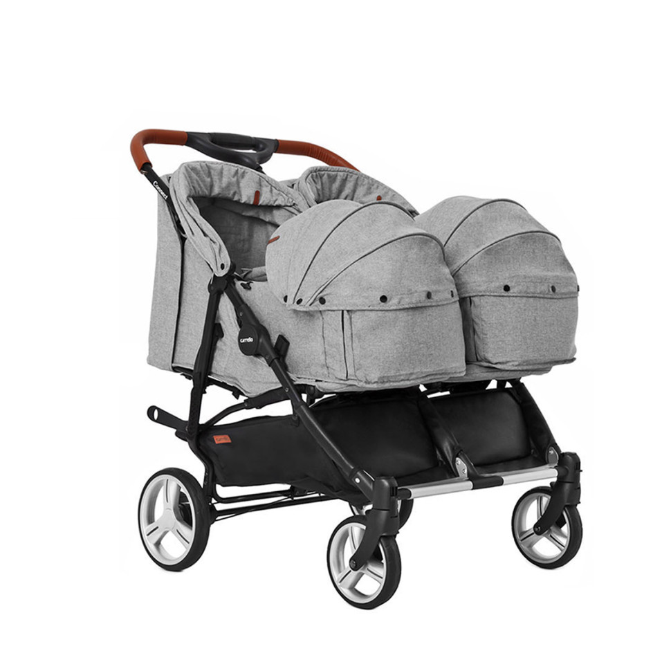 Коляска универсальная CARRELLO Connect CRL-5502/1 Rock Gray для двойни