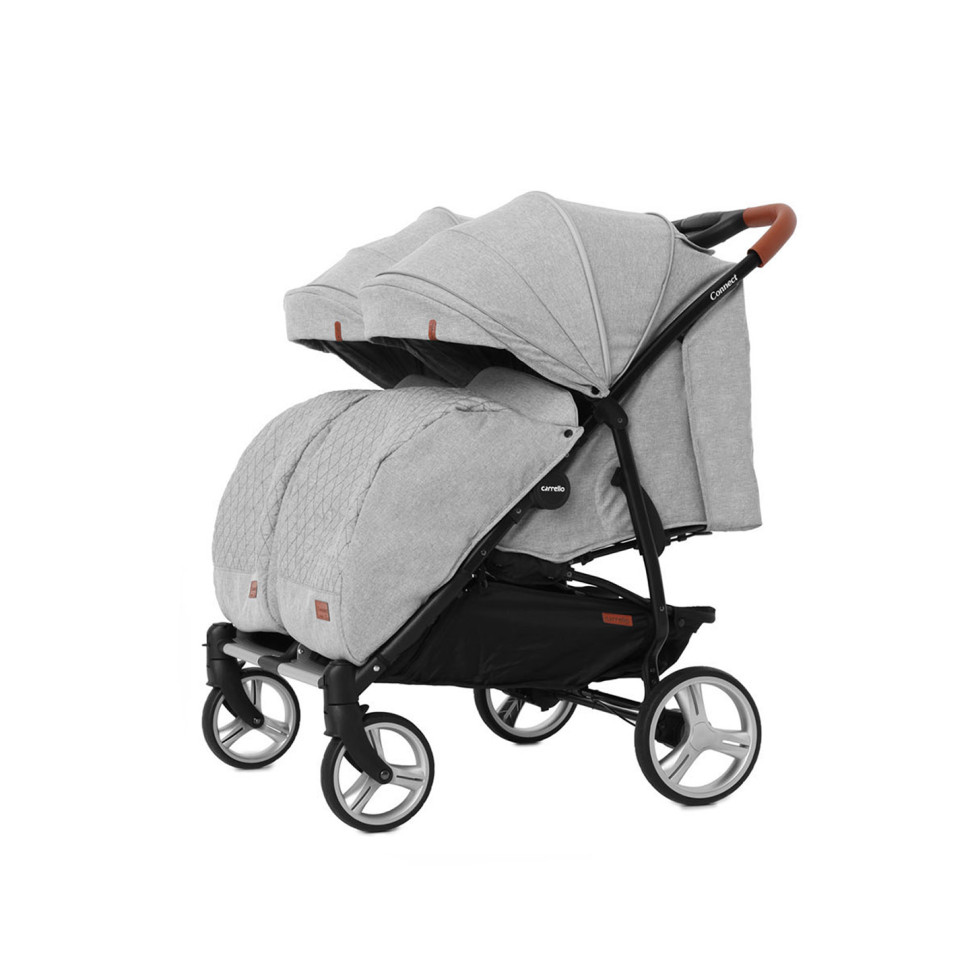 Коляска универсальная CARRELLO Connect CRL-5502/1 Rock Gray для двойни