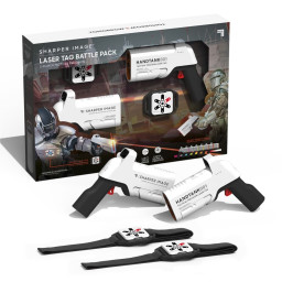 Игровой Набор для лазерных боев "LASER TAG BATTLE PACK" Sharper Image 1214006271, 2 пистолета Игровой Набор для лазерных боев "LASER TAG BATTLE PACK" Sharper Image 1214006271, 2 пистолета