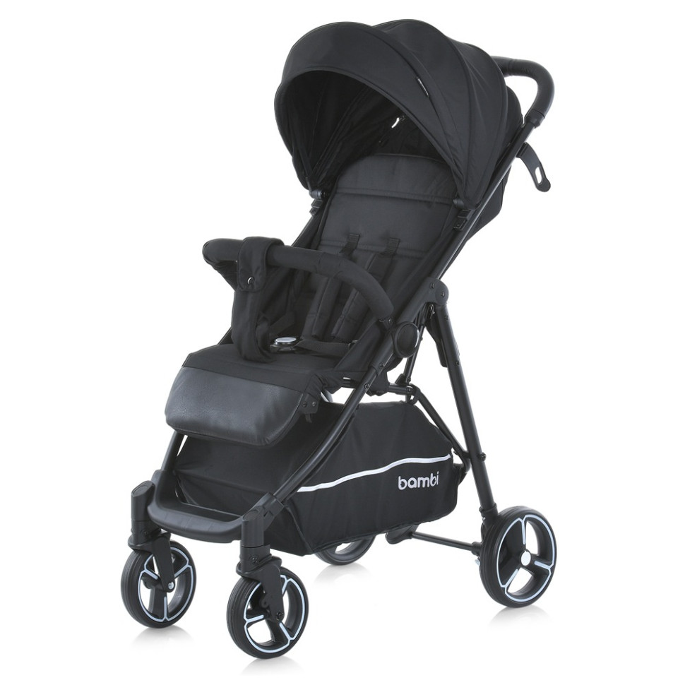 Коляска детская прогулочная Bambi M 4249-2 Black Matt
