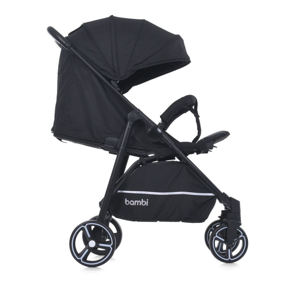 Коляска детская прогулочная Bambi M 4249-2 Black Matt