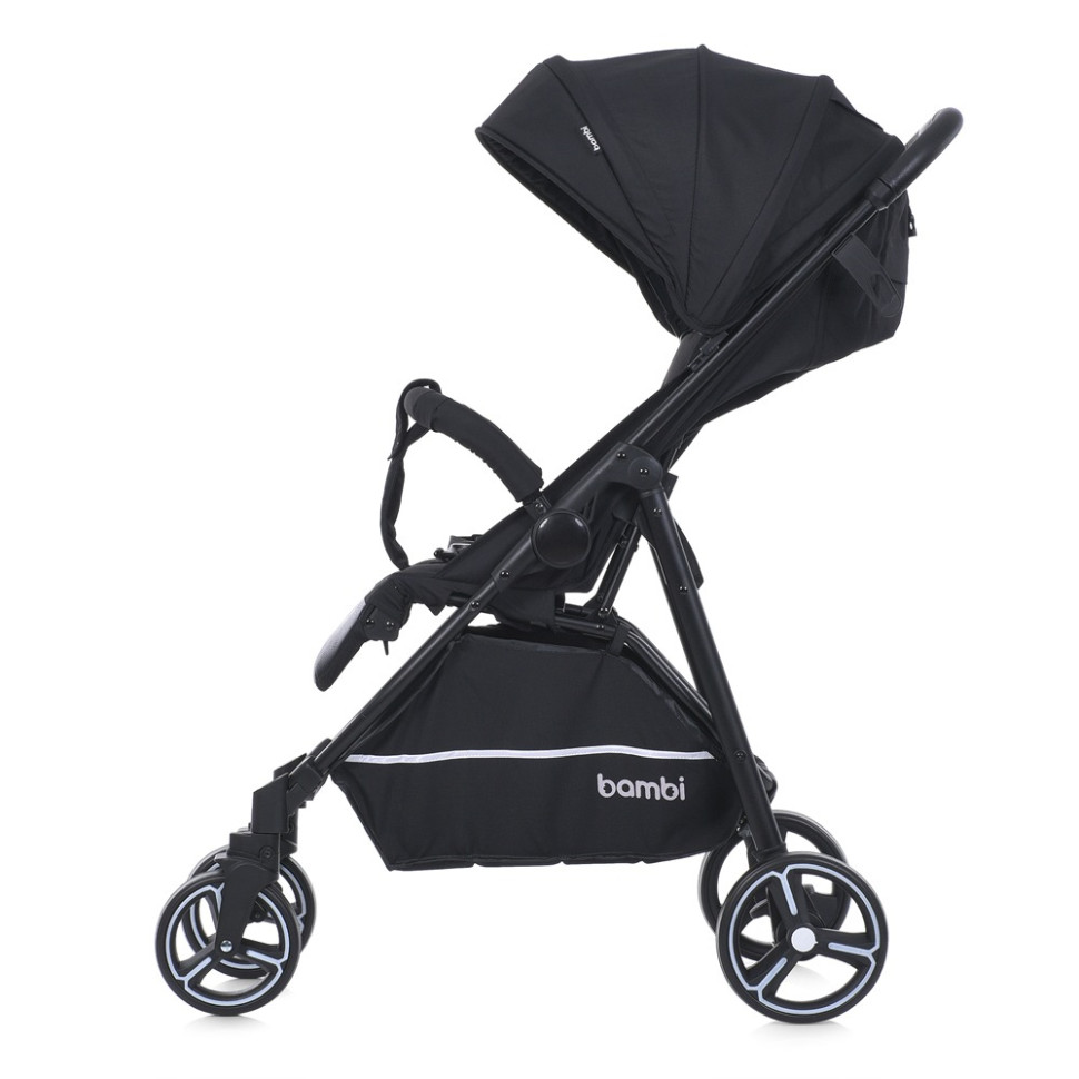 Коляска детская прогулочная Bambi M 4249-2 Black Matt