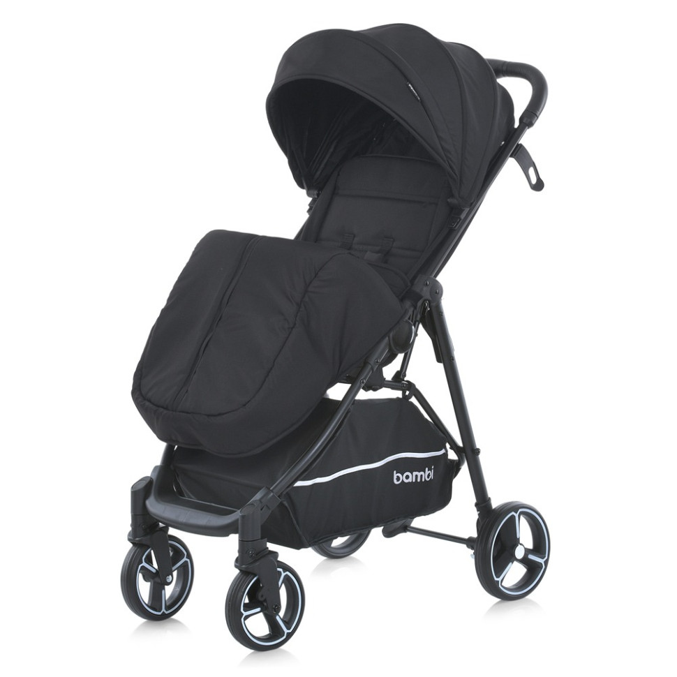 Коляска детская прогулочная Bambi M 4249-2 Black Matt