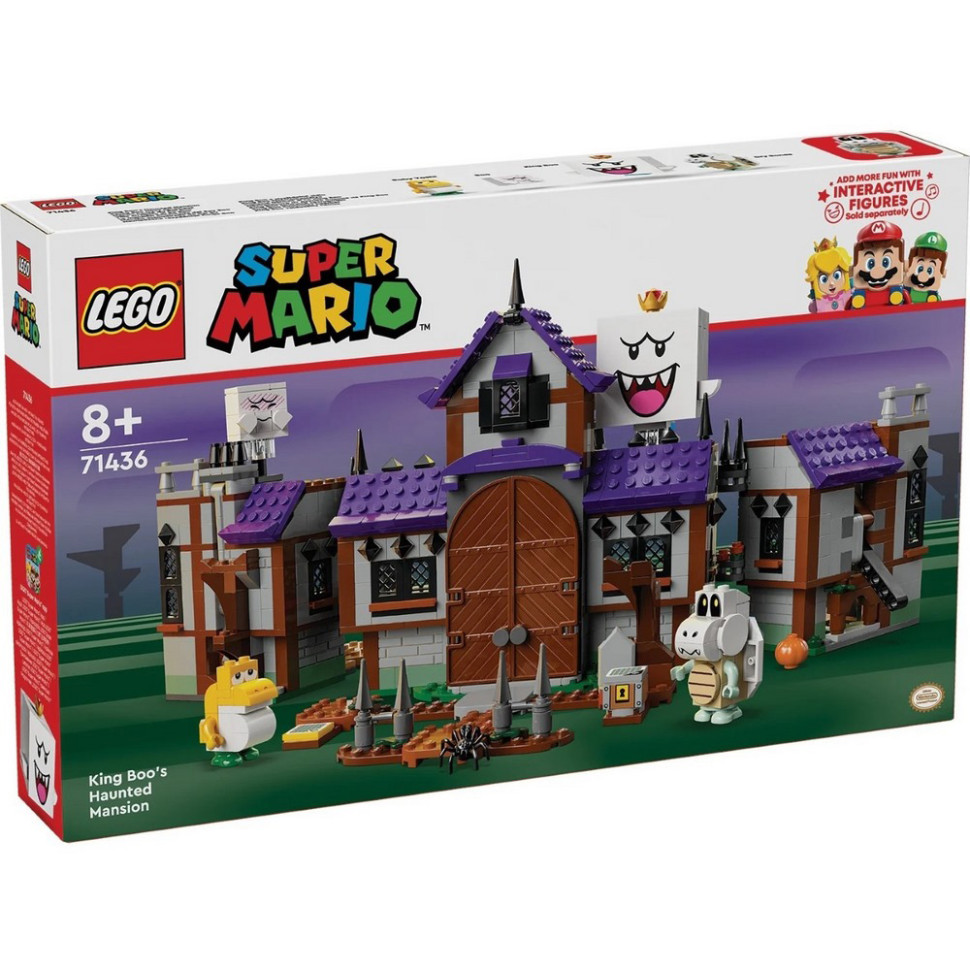 Конструктор Super Mario Садиба з привидами Бу-короля LEGO 71436, 932 деталі