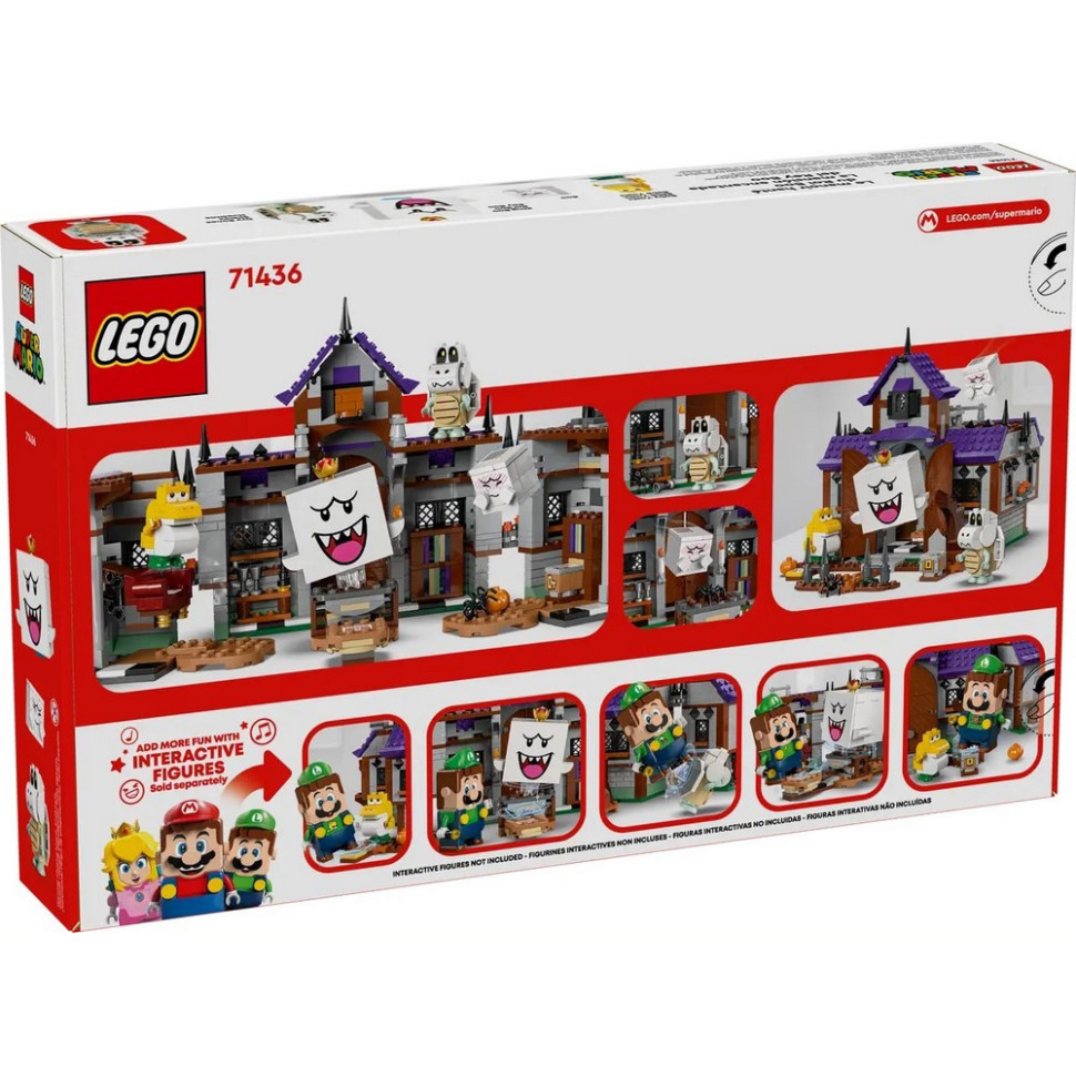 Конструктор Super Mario Садиба з привидами Бу-короля LEGO 71436, 932 деталі