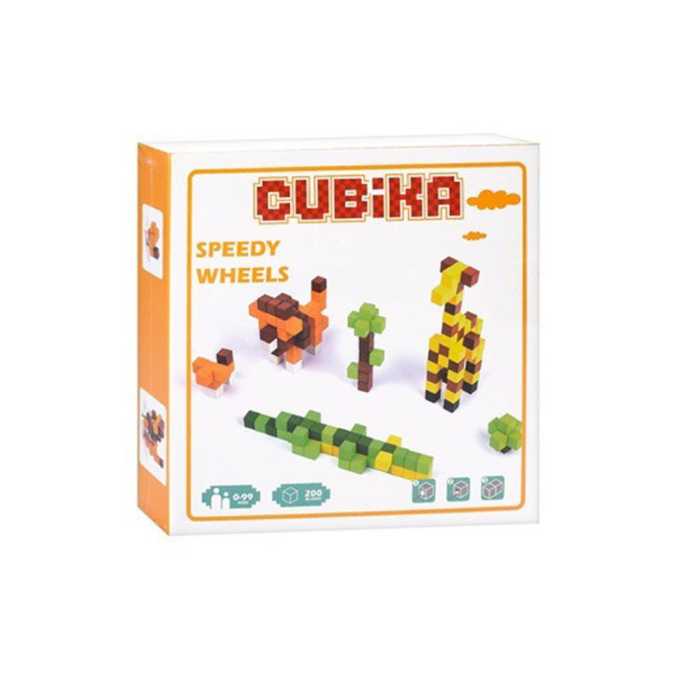 Дерев'яна іграшка Мозаїка Bambi MD 1776(Yellow) кубики, наклейки, 200 деталей