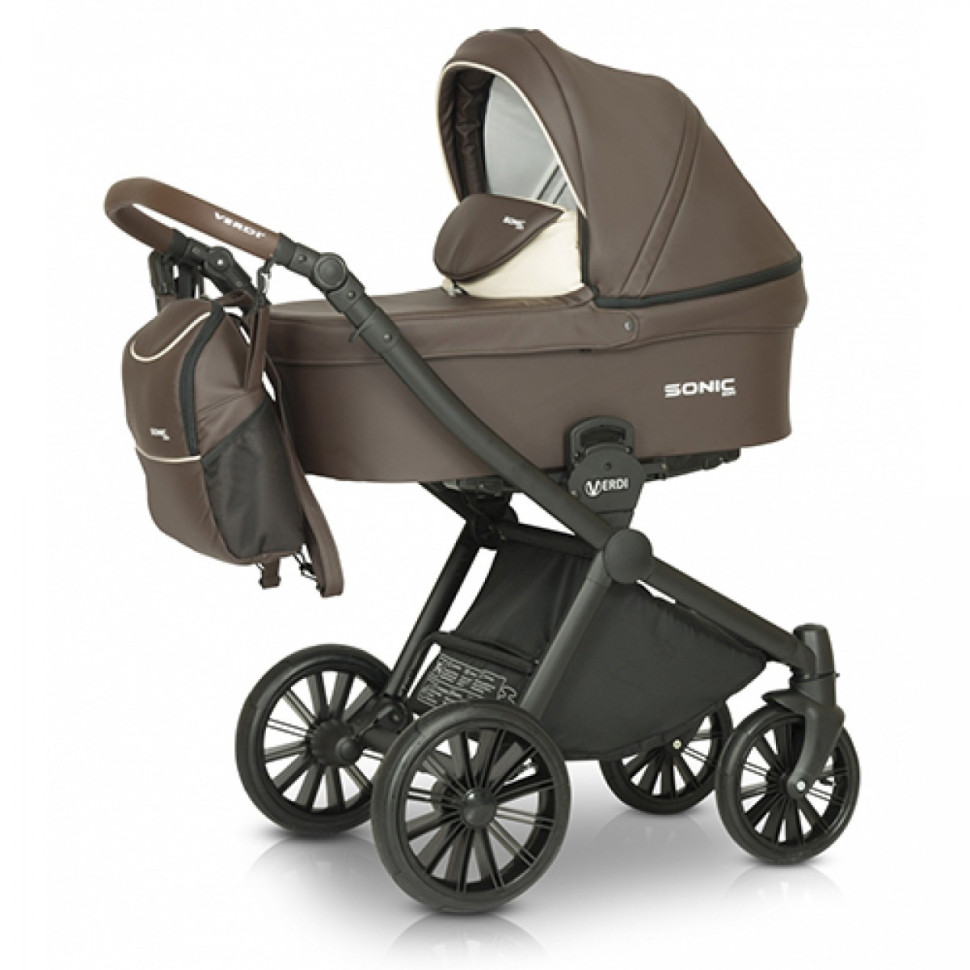 Универсальная коляска 3 в 1 Sonic Soft 03 Verdi 9023-VSS-03 коричневый