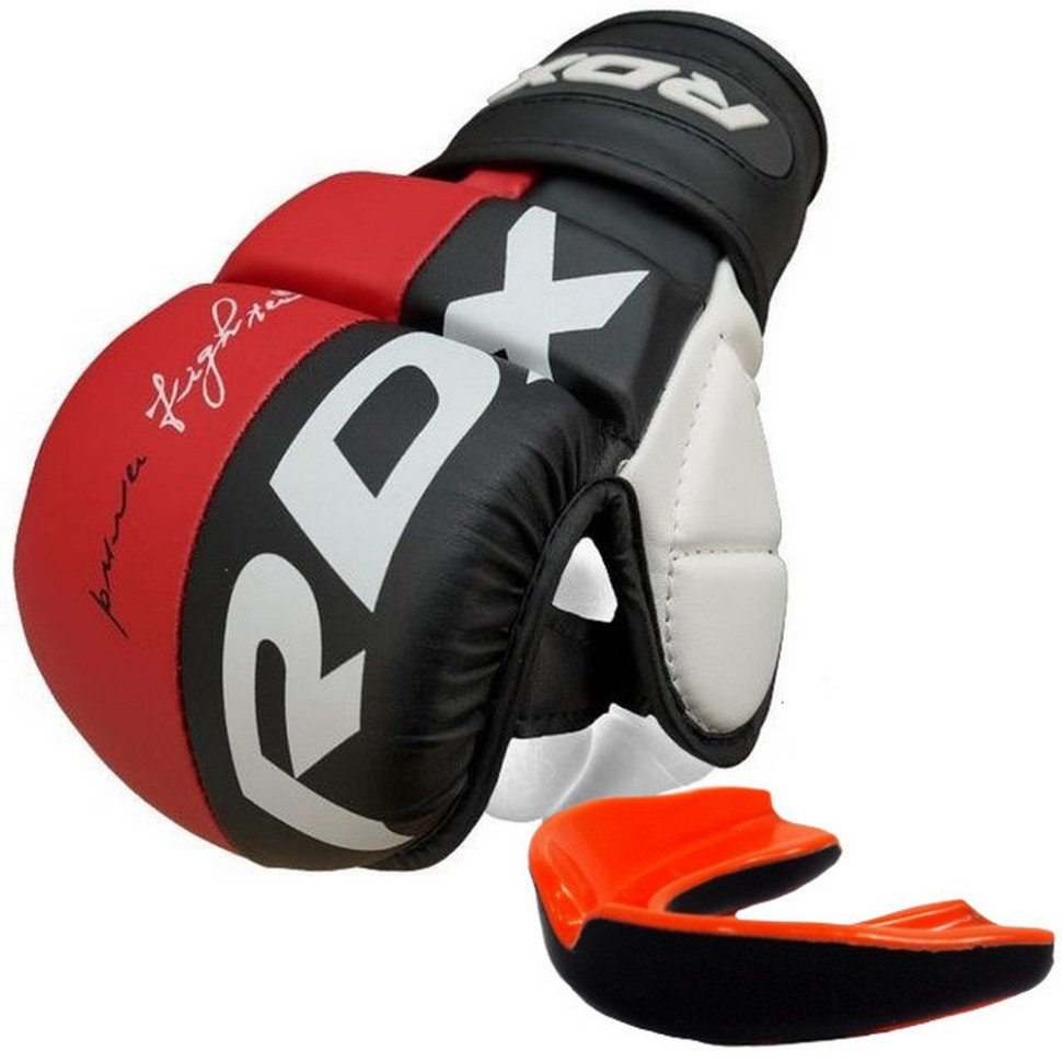 Рукавиці для ММА T6 Plus Rex RDX Inc Limited GGR-T6R-XL+ Red, XL (капа у комплекті)