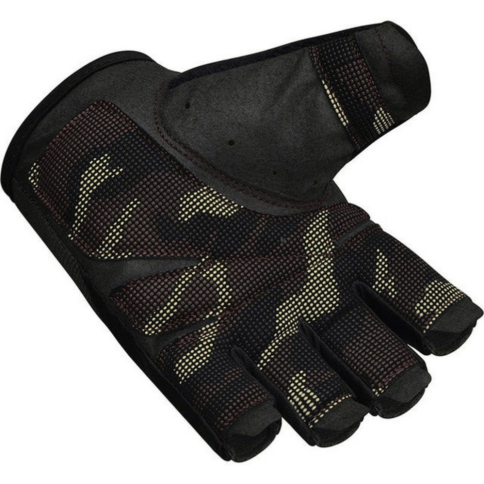Перчатки для фитнеса T2 Half RDX Inc Limited WGA-T2HBR-L, Brown, L