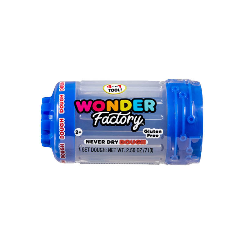 Незастигаюча маса для ліплення в баночці Wonder Factory 595120(Blue) 5x5x8 см