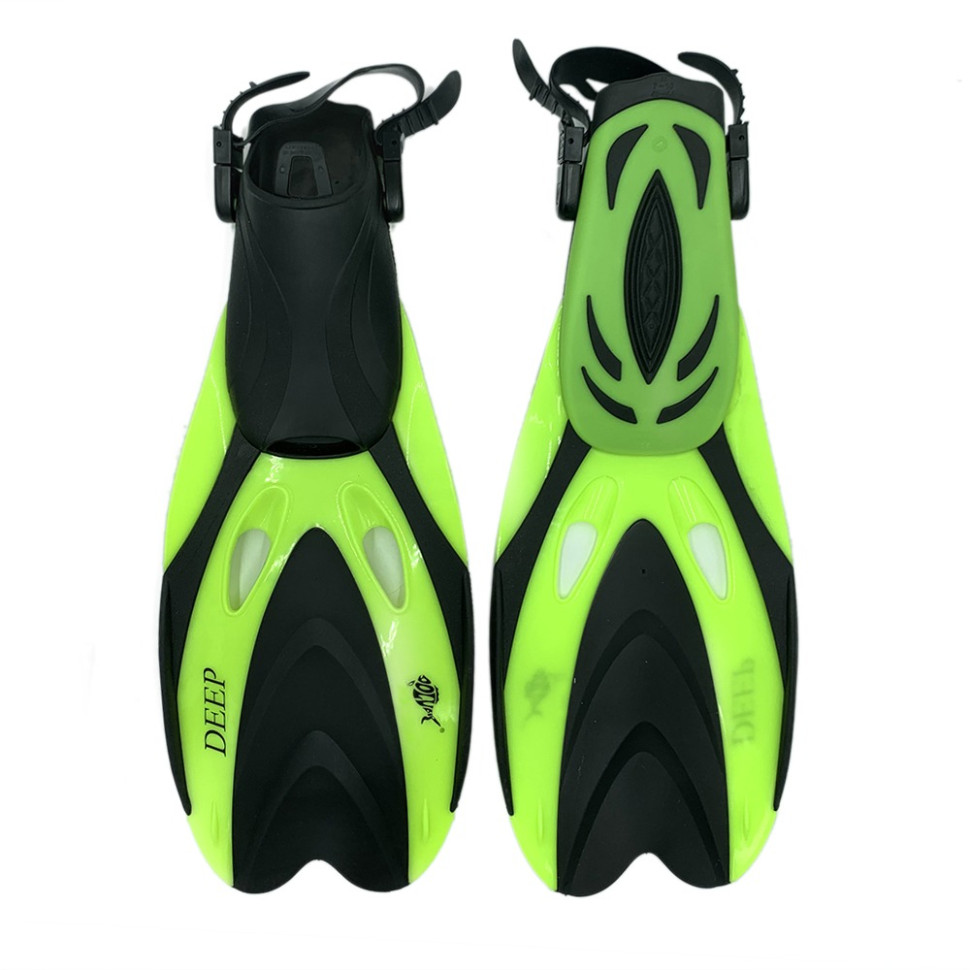 Ласты с открытой пяткой DLV Deep Newt NE-66-43-46-Y размер L/XL 43-46 салатовые