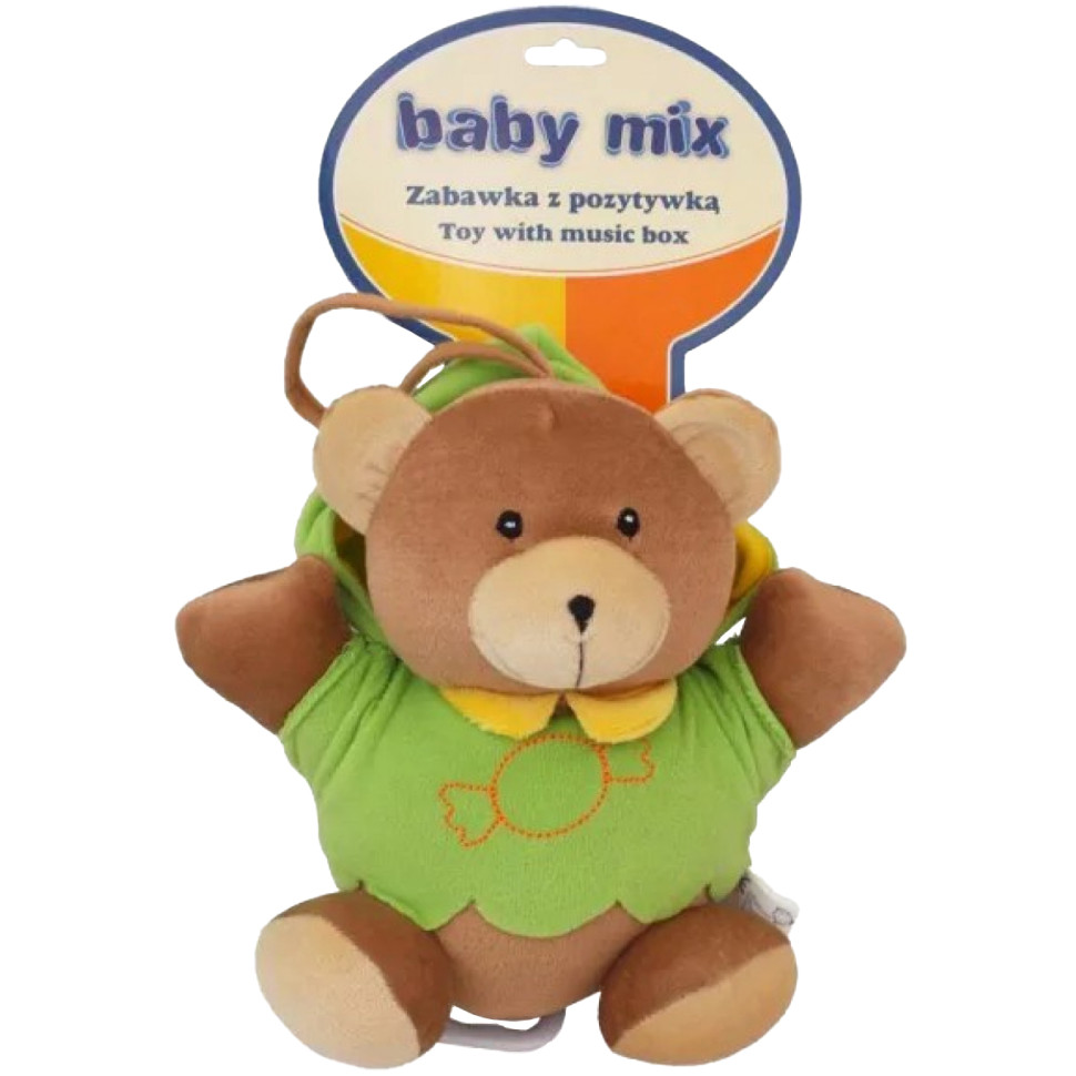 Плюшева підвіска Ведмедик Baby Mix P/1034-0700 музична