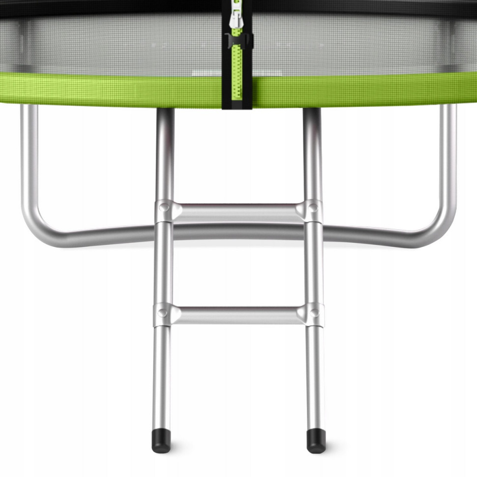 Батут з внутрішньою сіткою Classic 4FIZJO P-5907739312914 Black/Green 12FT 374 см