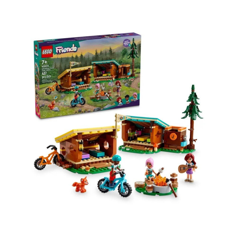 Конструктор «Уютные домики в приключенческом лагере» LEGO 42624, 437 деталей