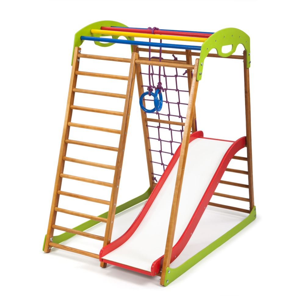 Дитячий спортивний комплекс SportBaby BabyWood Plus 1 для дому