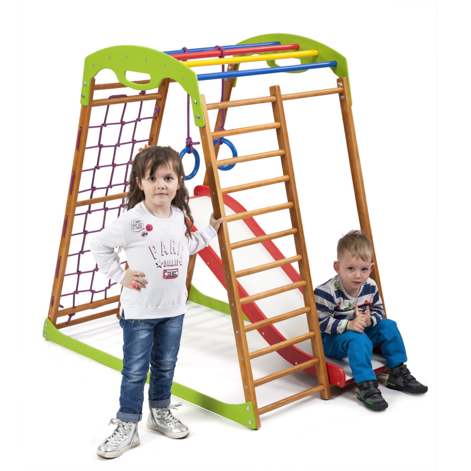 Дитячий спортивний комплекс SportBaby BabyWood Plus 1 для дому