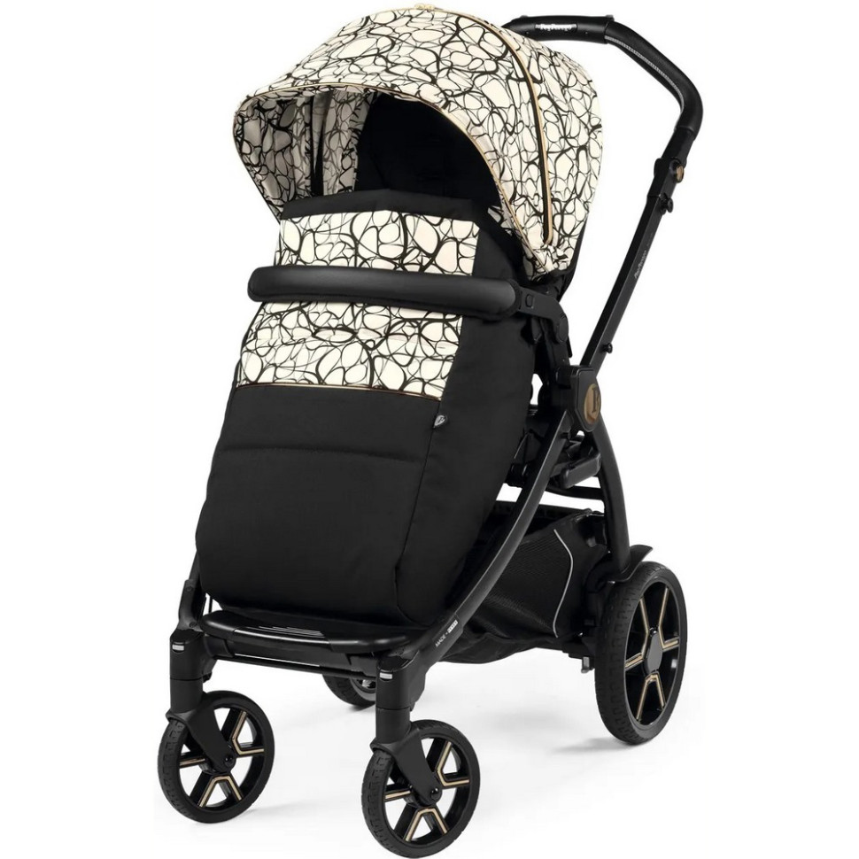 Коляска детская универсальная 3 в 1 Book Grafic Gold Lounge Peg Perego PACK-BOOK31LG00002