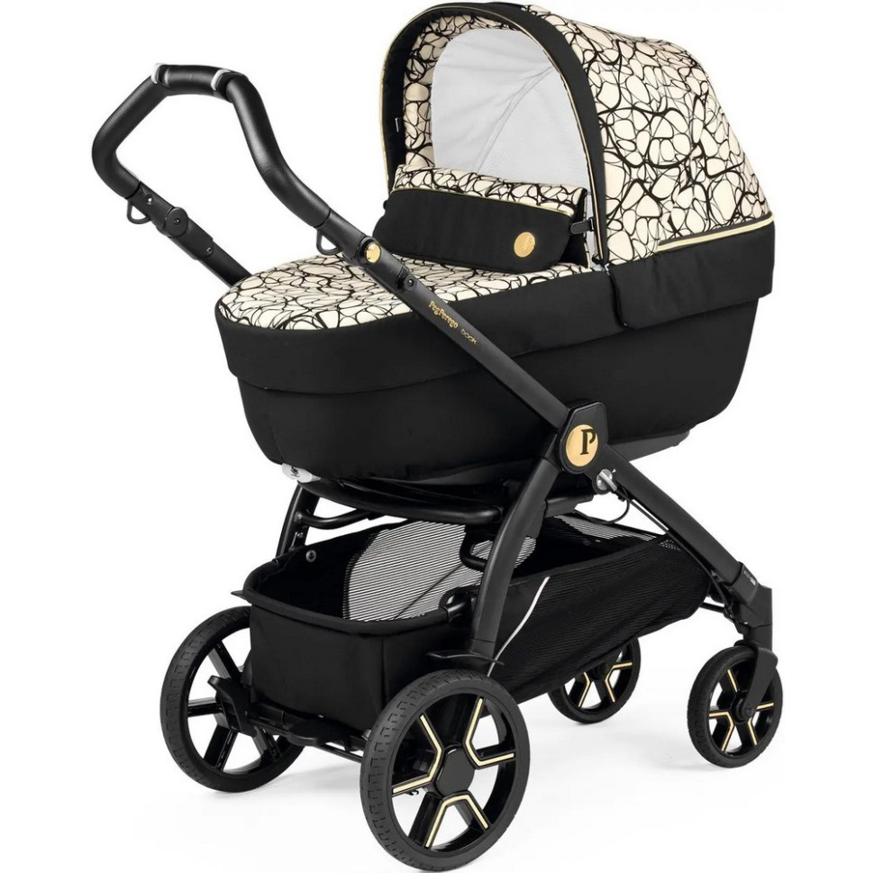 Коляска детская универсальная 3 в 1 Book Grafic Gold Lounge Peg Perego PACK-BOOK31LG00002