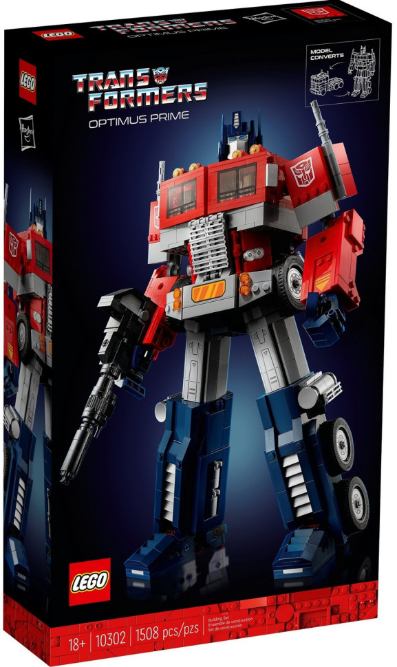 Конструктор LEGO Icons Optimus Prime 10302