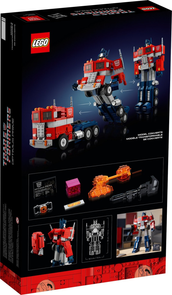 Конструктор LEGO Icons Optimus Prime 10302