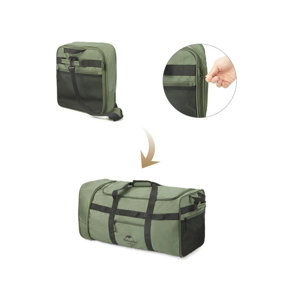 Сумка-баул для зберігання портативна Naturehike NH21LX003 6927595795781 чорний