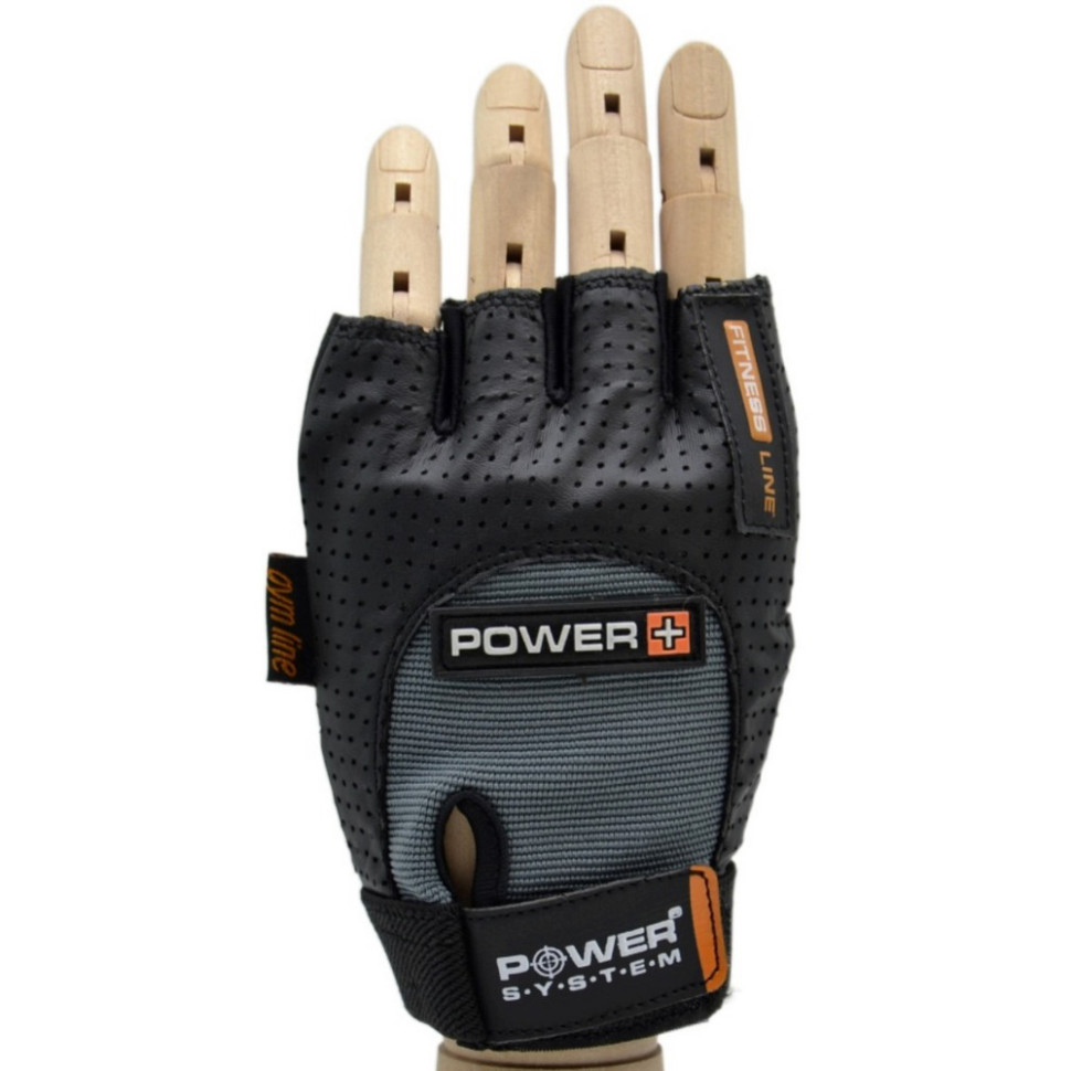 Рукавички для фітнесу Power Plus Power System PS-2500_M_Black, M