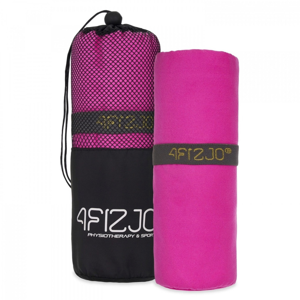 Рушник спортивний 4FIZJO 4FJ0433, 180 x 100 см, Pink