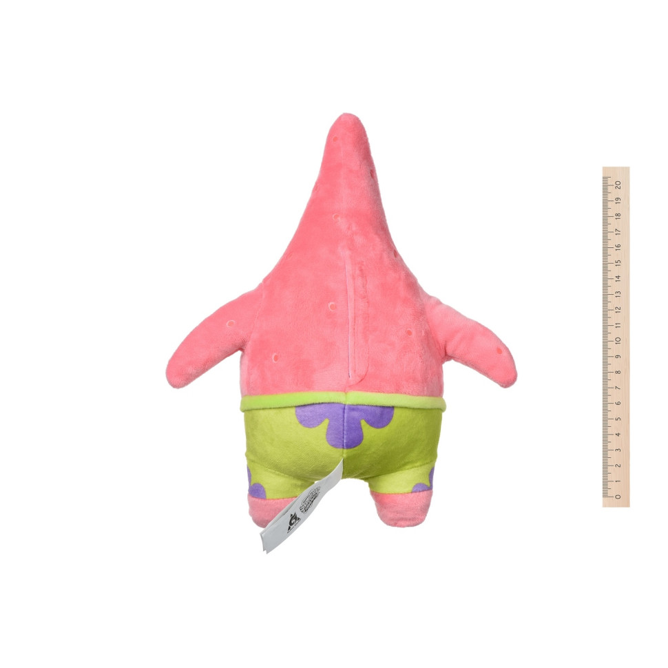 Мягкая игрушка SpongeBob Exsqueeze Me Plush  Patrick Burp со звуком EU690903
