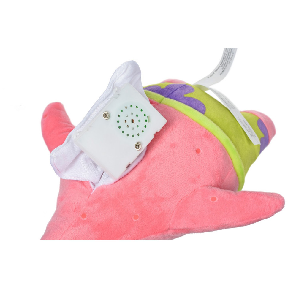 Мягкая игрушка SpongeBob Exsqueeze Me Plush  Patrick Burp со звуком EU690903