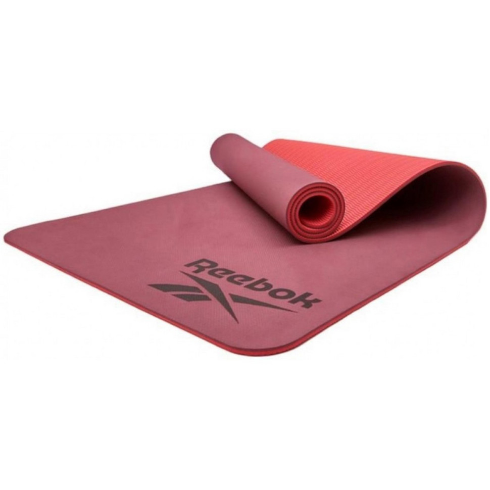 Двосторонній килимок для йоги Double Sided Yoga Mat Reebok RAYG-11042RD 
