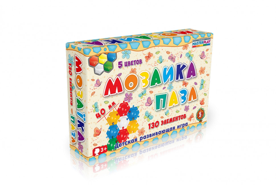 Мозаика-пазл ?40мм №5 (130дет.) 1-146                                                               