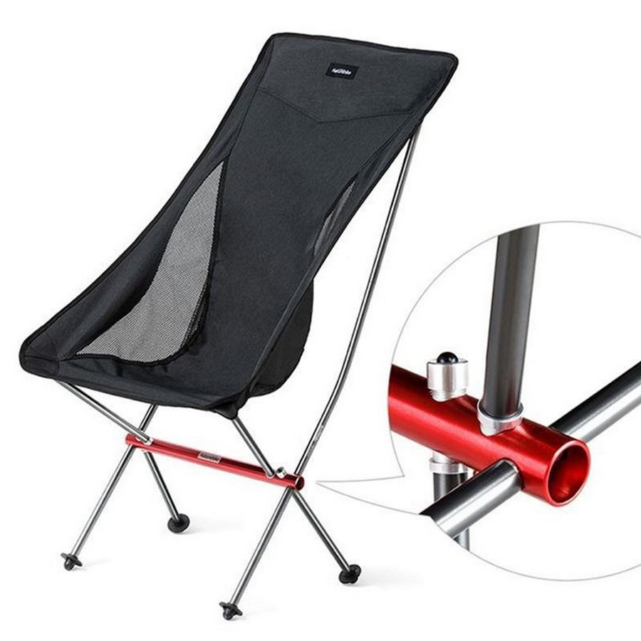 Крісло складне YL06 Alu Folding Moon Chair NH18Y060-Z Naturehike 6927595733608 чорний