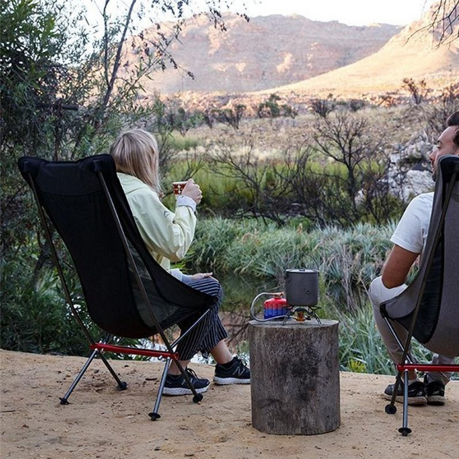 Крісло складне YL06 Alu Folding Moon Chair NH18Y060-Z Naturehike 6927595733608 чорний
