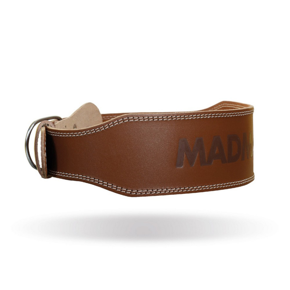 Пояс для важкої атлетики MFB-246 Full leather MadMax MFB-246_L, Chocolate brown, L