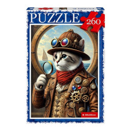Пазл классический "Котик" Danko Toys С260-14-13, 260 элементов