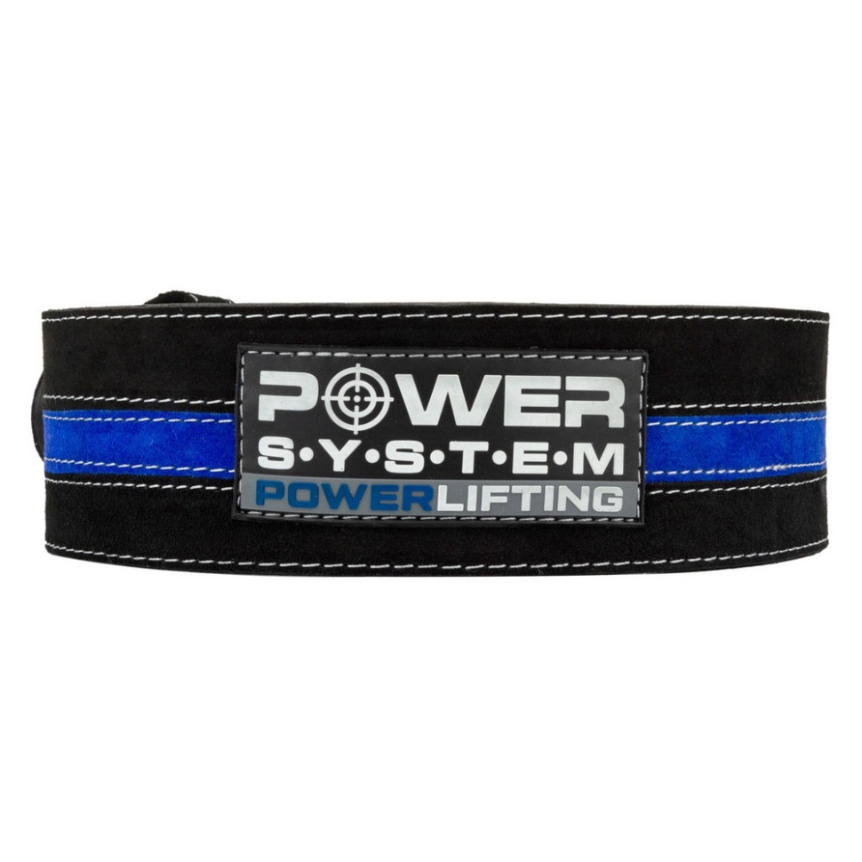 Пояс для пауэрлифтинга PS-3800 PowerLifting Power System PS-3800_M_Black_Blue, Black/Blue, Line M