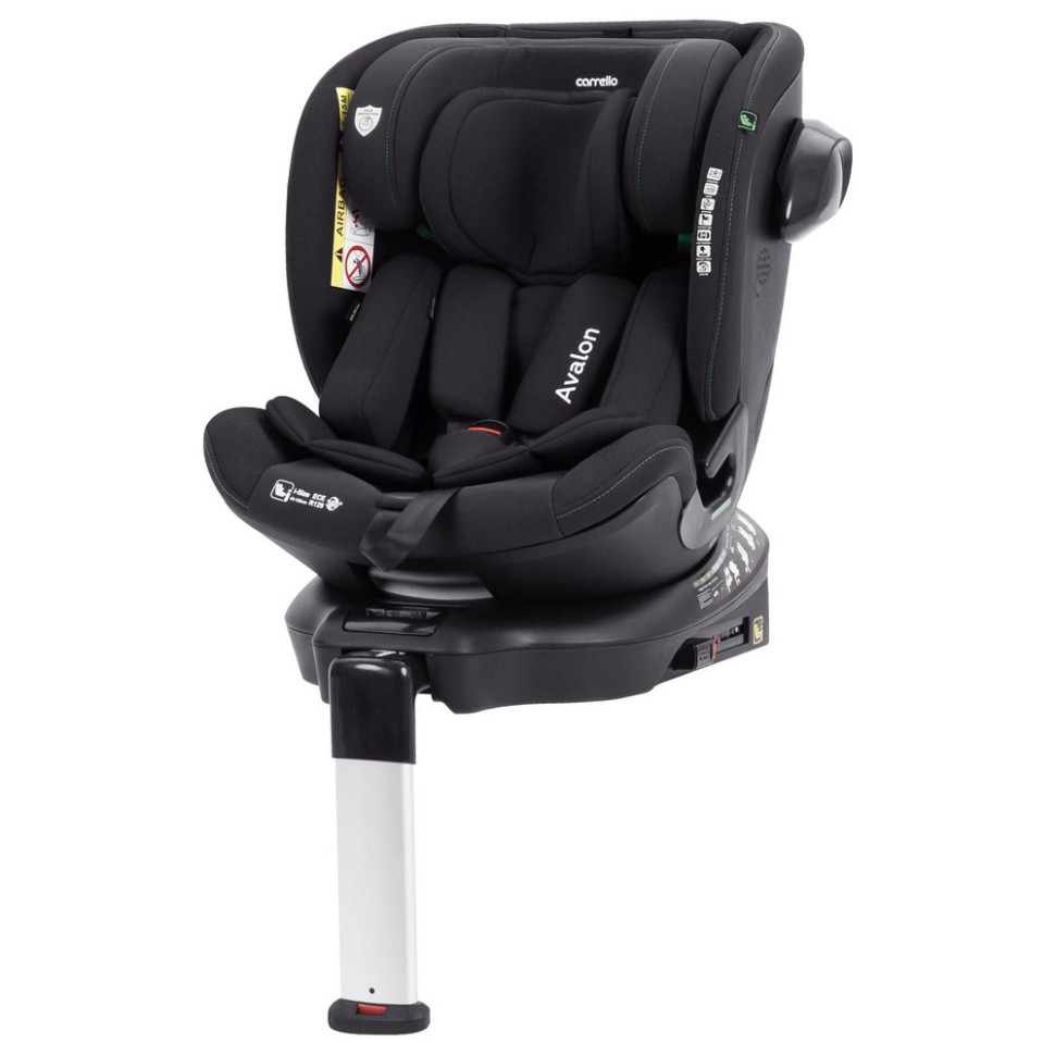 Автокрісло дитяче Avalon CARRELLO CRL-8805 Absolute Black, i-Size 40-150 см, ISOFIX