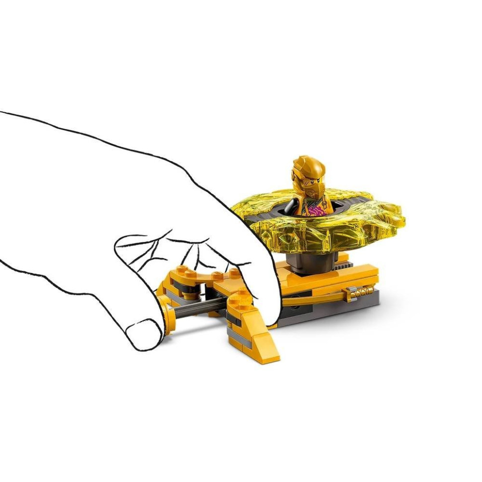 Конструктор Бойовий набір дракона Спін-джитсу LEGO 71826, 186 деталей