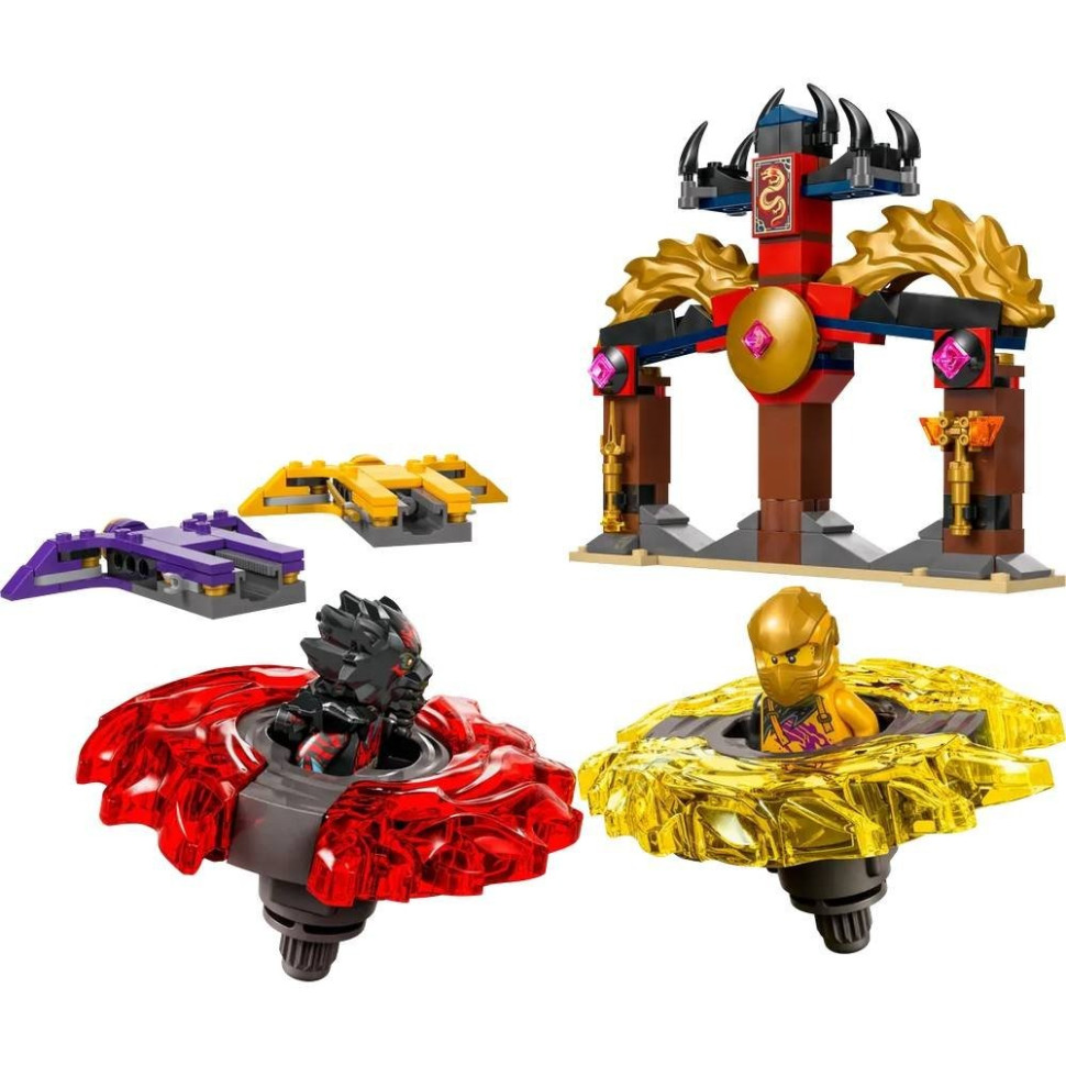 Конструктор Бойовий набір дракона Спін-джитсу LEGO 71826, 186 деталей