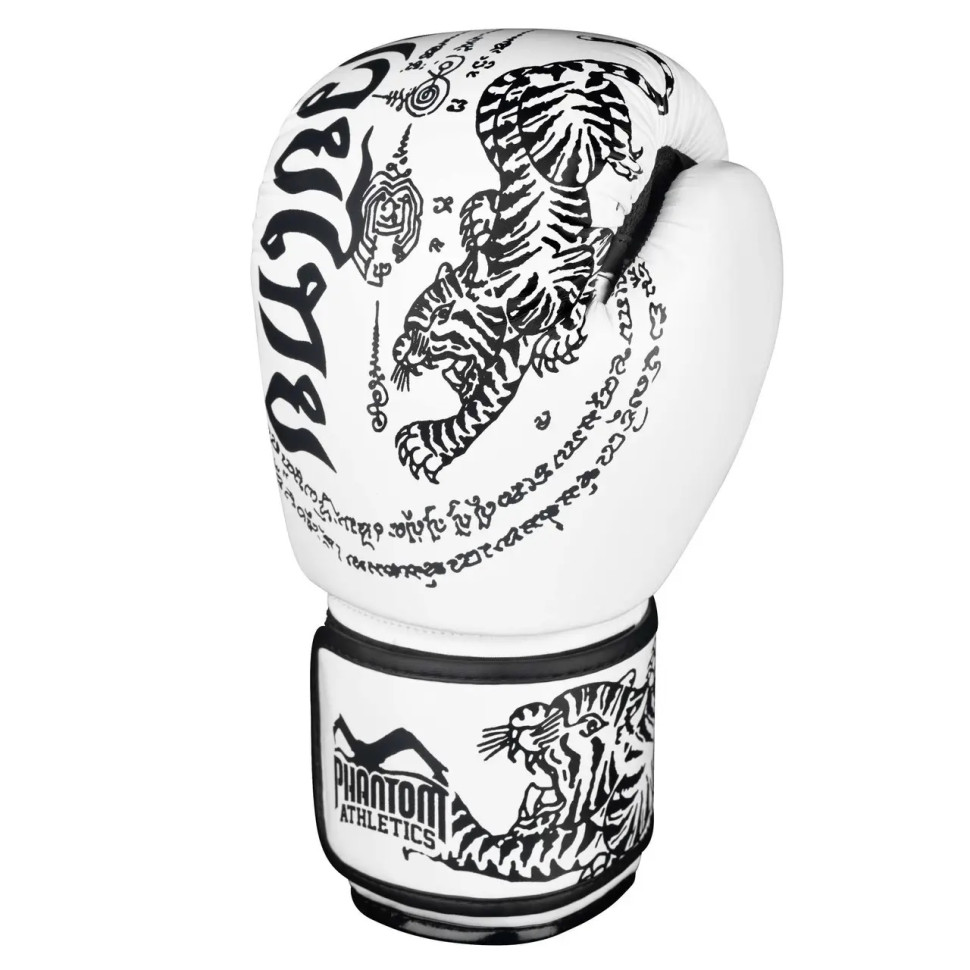 Боксерские перчатки Muay Thai Phantom PHBG2495-14 White 14 унций (бинты в подарок)