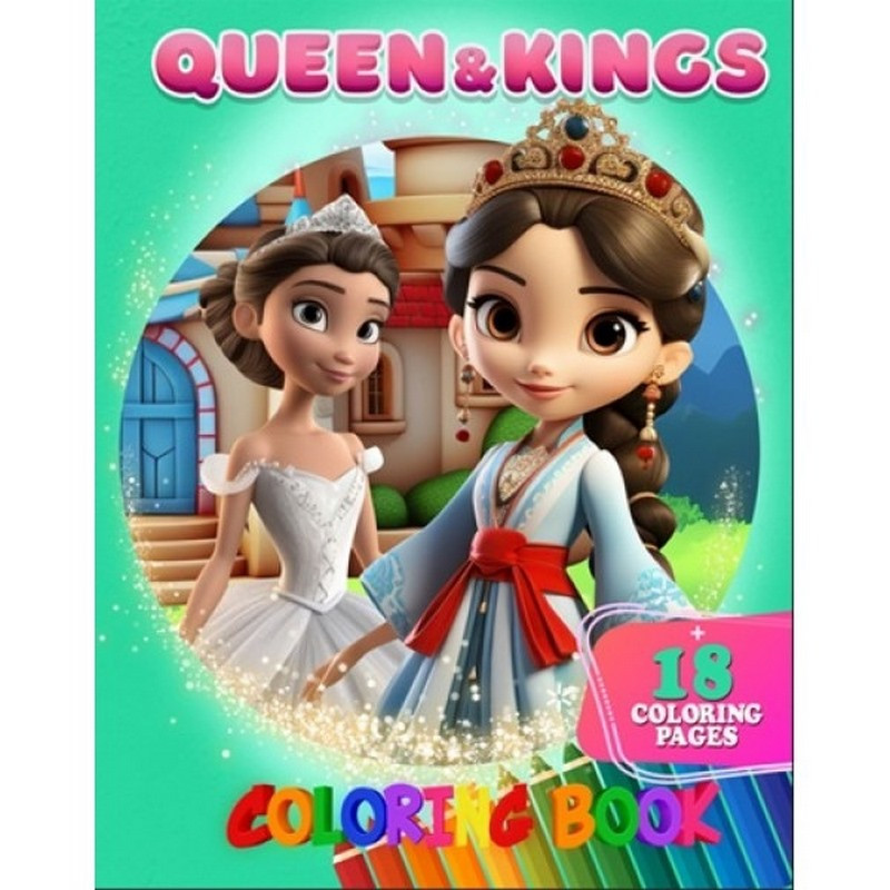 Розмальовка для дітей Queen&Kings Jumbi А05122402 формат А4