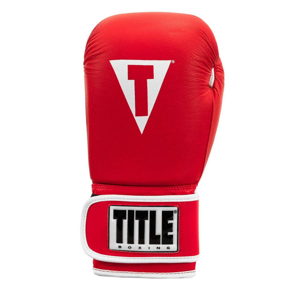 Боксерские перчатки Boxing Pro Style Leather Gloves 3.0 TITLE TVVTG3 16 RD/WH 16 унций (бинты в комплекте)