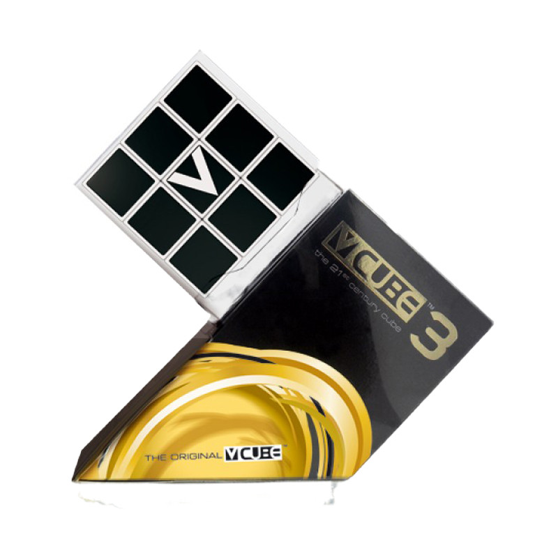V-CUBE 3х3 White | Кубик 3х3 білий плоский 00.0036