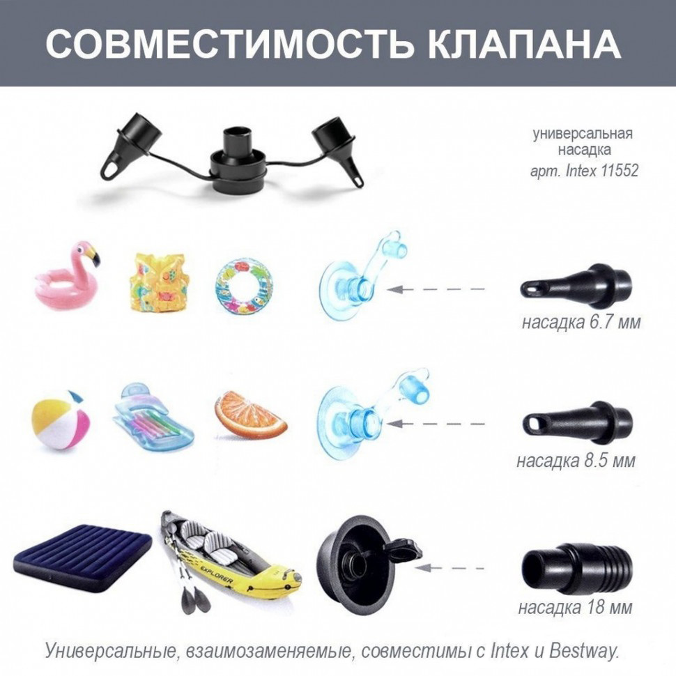 Насос ножний Bestway 62004