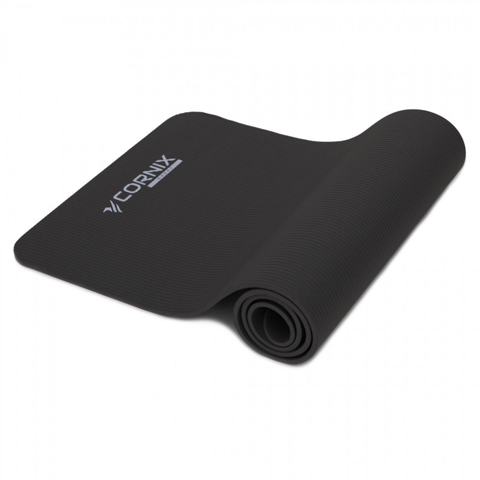 Коврик спортивный Cornix XR-0013 NBR 183 x 61 x 1 cм, Black