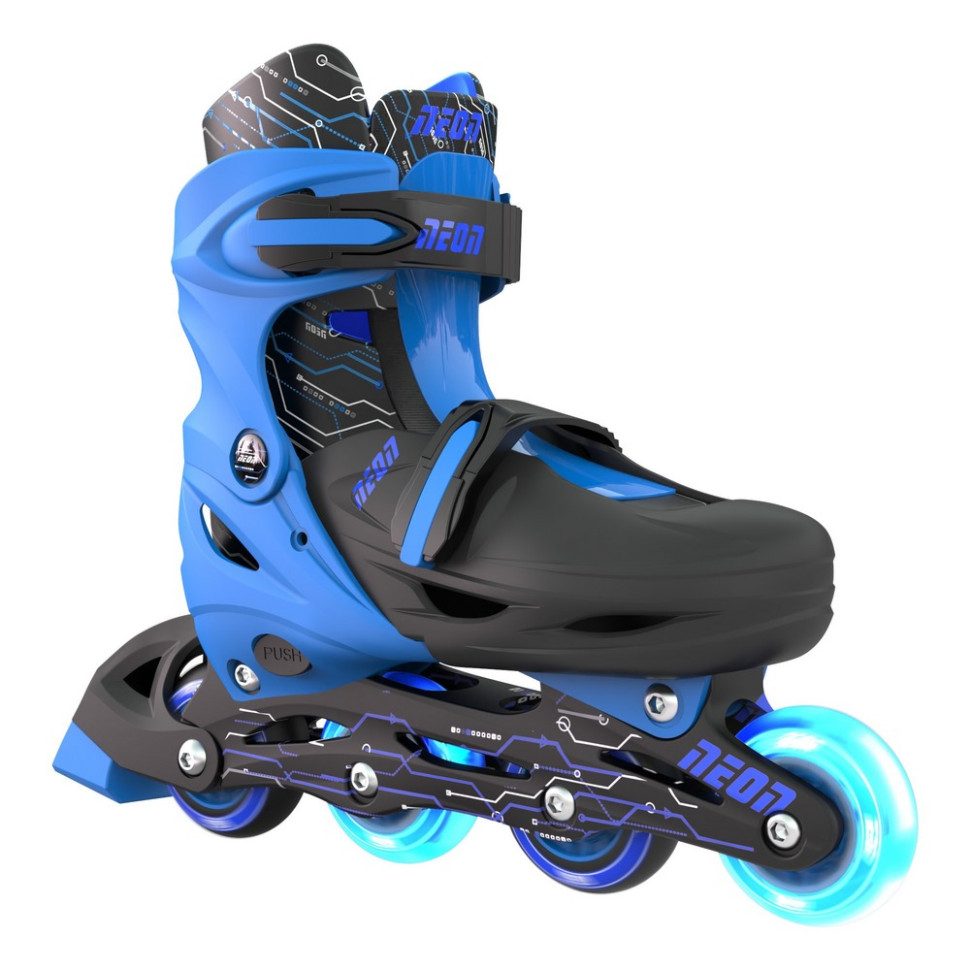 Детские ролики Сombo Neon NT10B4 размер 34-37 синий