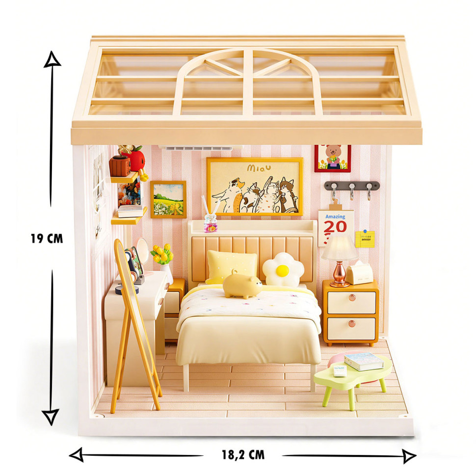 Конструктор-румбокс Спальня Mini House 8004-MH серії 
