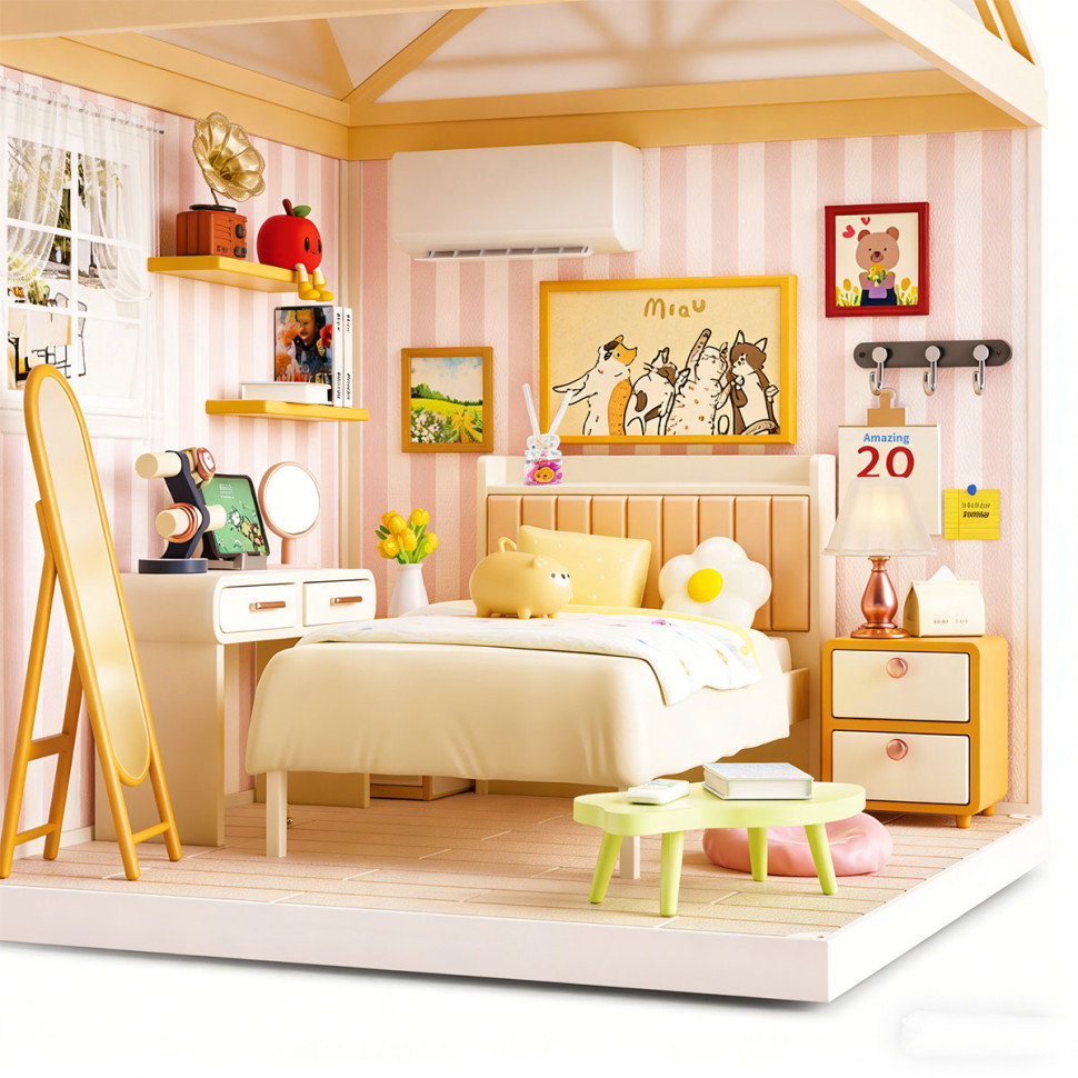 Конструктор-румбокс Спальня Mini House 8004-MH серії 